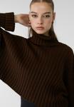 Джемпер Stradivarius Jumper, Dark Brown - фото 4