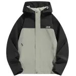 Куртка унисекс Jeep, черная/абрикосовая 3 в 1 - фото