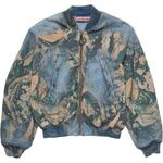 Acne Studios Джимовая куртка-бомбер, Brown - фото 3