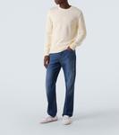 Парижский хлопковый свитер Givenchy, экрю - фото 2