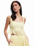 Топ Koton, светло-желтый - фото 4