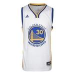 Футболка nba stephen curry 30 sw джерси warrior home Adidas, белый - фото