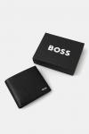 Кожаный кошелек Boss, черный - фото 4