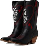 Ботинки Dingo Queen A Hearts, черный - фото