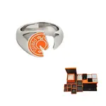 Стальной унисекс кольцо Orange HERMES - фото