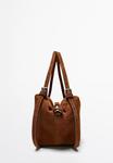 Сумка Massimo Dutti Handbag, Mottled Dark Brown - фото 5