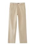 Брюки Pull&Bear Regular Chino Pants, темно-бежевый - фото