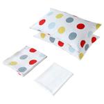 Комплект постельного белья из 4 предметов IKEA BRUKSVARA, 200x230/240x260/50x80 см, цвет multicolour/dot pattern - фото