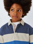 Детская полосатая регбийка John Lewis, Blue Multi - фото 4