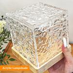 Вращающийся водный пульсирующий свет, окружающий свет, ночник для спальни, прикроватная лампа, настольная лампа, 16 цветов, с регулируемой яркостью, с дистанционным управлением Douself - фото 6