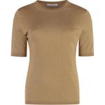 Топ вязаный Warren Crewneck от Max Mara MaxMara, коричневый - фото 3