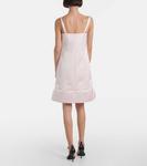 Мини-платье из гофрированного сатина 4G Givenchy, Baby Pink - фото 3