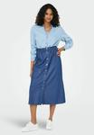 Джинсовая юбка ONLNOVA BUTTON - A-line skirt ONLY, цвет Medium Blue Denim - фото 2