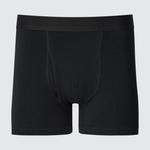 Трусы-боксеры UNIQLO из эластичного хлопка, черные - фото