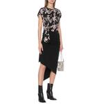 Цветочный топ Rabanne, Black Sakura - фото 2