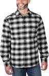 Рубашка Carhartt Rugged Flex Flannel Plaid Shirt, цвет Black/Beige - фото 3