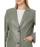 Блейзер Levi's Faux Leather Single Breasted Blazer, Sage - фото 3