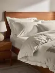 Простыня на резинке John Lewis Soft & Silky 400 Thread Count Extra Deep Egyptian Cotton, кремовый - фото 2