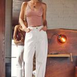 Беcшовный топ Pucker up Free People, цвет misty rose - фото 3