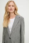 Жакет с добавлением льна Answear.Lab, серый - фото 4