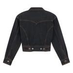 Куртка VAQUERA Cropped Denim Jacket, Black - фото 2