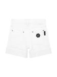 Джинсовые шорты Philipp Plein Cuff, белый - фото 2