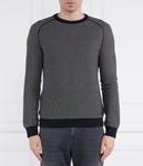 Свитер мужской Joop! Jeans вязаный с узором, черный - фото