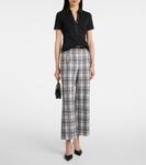 Топ из хлопковой смеси Kearney Veronica Beard, черный - фото 2