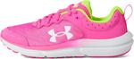 Кроссовки Under Armour Kids Assert 10, Rebel Pink/High Vis Yellow/WhiteSee Less - фото 4