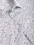 Рубашка с цветочным узором Loja Das Meias, белый - фото 3