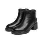 Ботильоны JOSINY на каблуке 6 см, черные (без подкладки) - фото 4