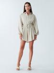 Платье-рубашка BWLDR Drift, светло-бежевый - фото 4
