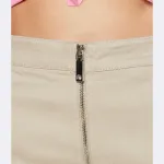 Джинсовая юбка болонья Max&Co., бежевый - фото 4