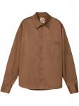 CamperLab рубашка с логотипом, коричневый - фото