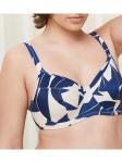 Верх бикини Triumph, синий/белый - фото 3