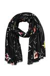 JP1880 Шарф в черном цвете - фото