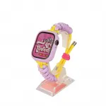 IBOANN Часы Strap Apple Compatibility Nylon Material, Bright yellow light purple + yellow shell nylon rope - фото 3