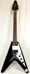 Электрогитара Epiphone Flying V, черное дерево - фото 7