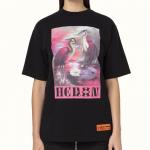 Футболка унисекс черная HERON PRESTON - фото 3