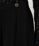 Брюки Flare fit Twin-Set, черный - фото 4