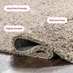 Nuloom Neva современный ковер 244 x 244 см с бахромой, beige - фото 3