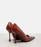 Кожаные туфли лодочки Ixia 95 Jimmy Choo, Cognac/Bla - фото 2