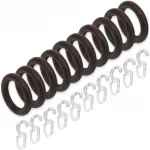 Кольцо для штор для карнизов Ø 28 мм Liedeco, Nussbaum - фото