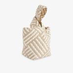 Клатч Naghedi Kyoto, белый / бежевый - фото 4