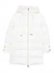 Пуховик с капюшоном Herno, белый - фото