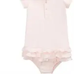 Polo Ralph Lauren Элегантное розовое платье для малышей - фото 5