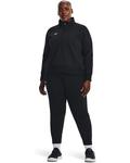Брюки Under Armour Plus Size Rival Fleece Joggers, черный/белый - фото 2