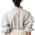 Рубашка женская цвета известняка Miu Miu - фото 3