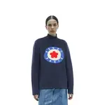 Свитер женский Kenzo ntarsia-Knit Logo, синий - фото 3