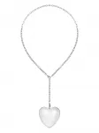 Колье Heart The Good Statement, белый - фото